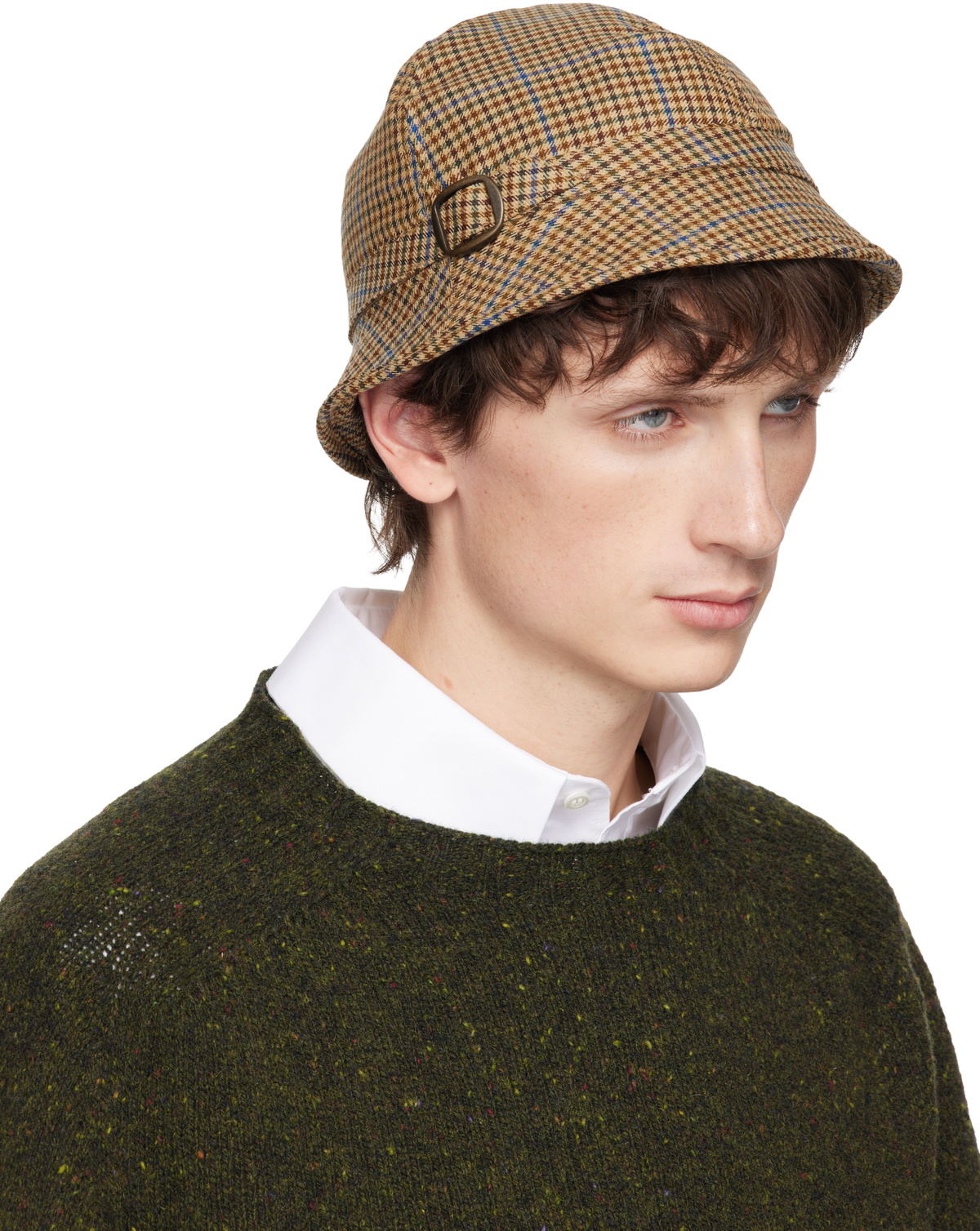 Maison Margiela Brown Wool Hat