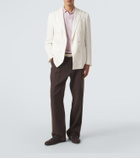 Canali Cotton and silk polo shirt