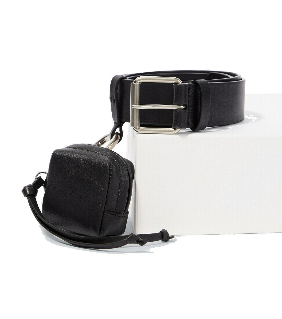 Dries Van Noten - Leather belt and bag Dries Van Noten