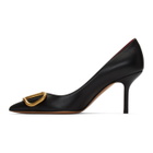 Valentino Garavani Black Valentino Garavani VLogo 80 Heels