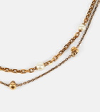 Alexander McQueen - Faux pearl skull necklace