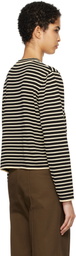 Cordera Black & White Organic Cotton Striped T-shirt