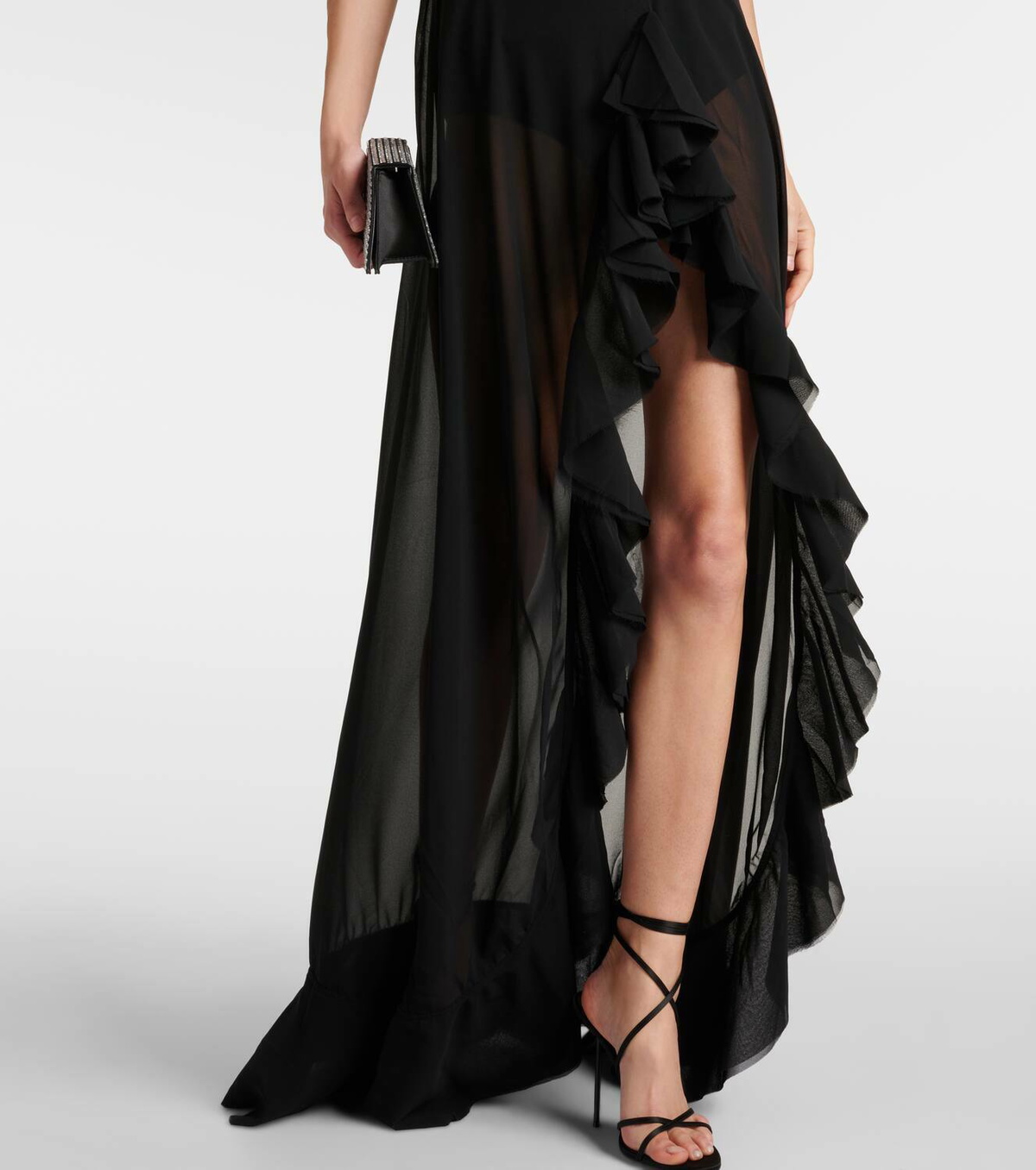 Bananhot Isabel ruffled chiffon maxi dress Bananhot