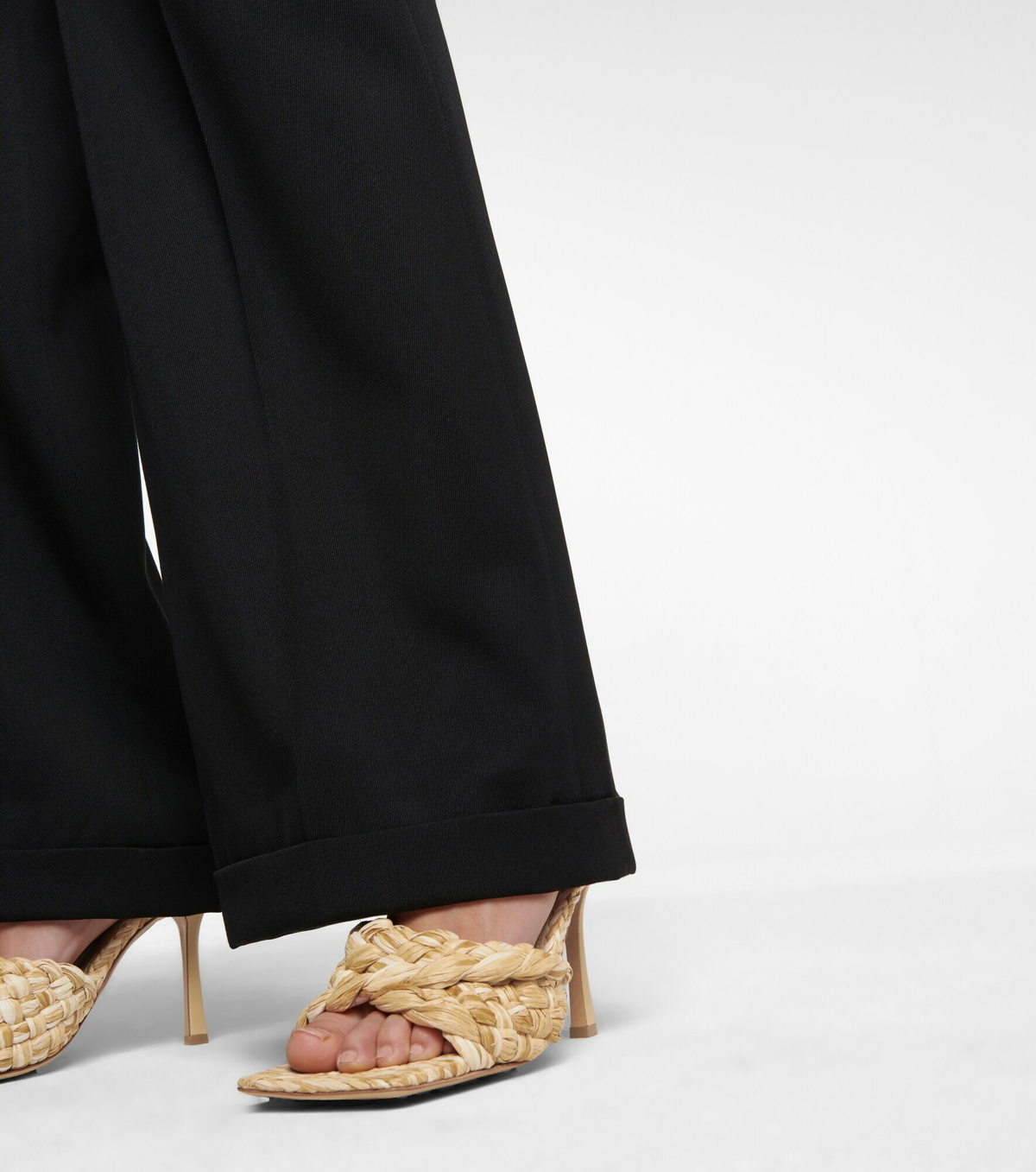 Bottega Veneta Raffia Sandals Women
