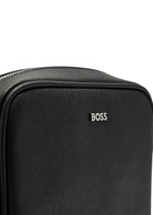 Boss Northon Logo Saffiano Leather Cross-body bag - Black - One Size