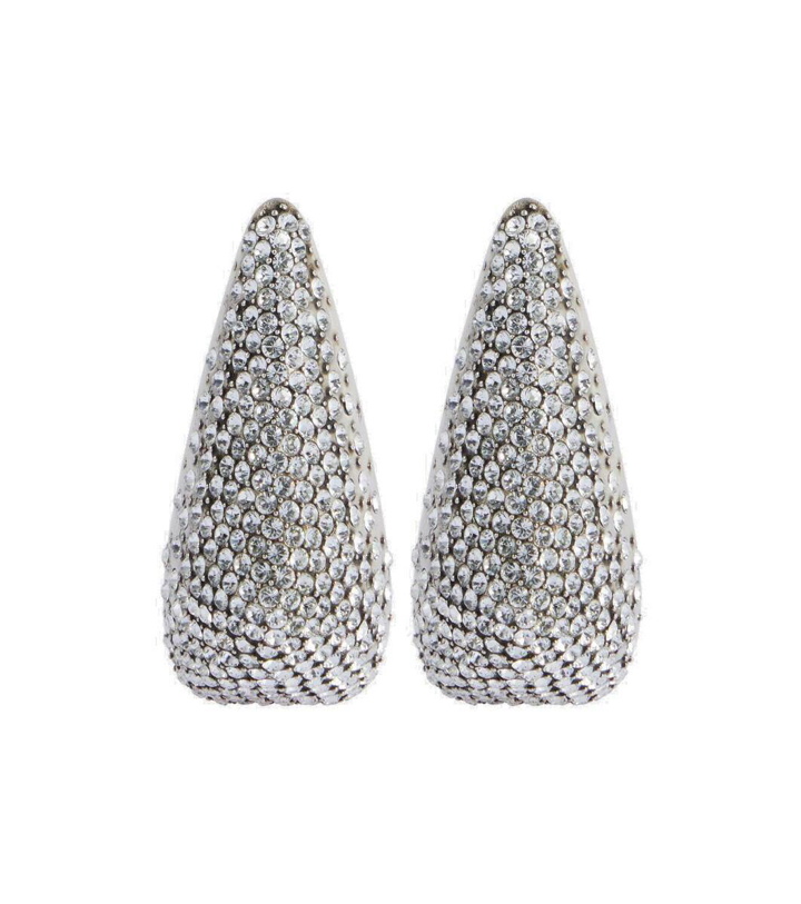 Photo: Alexander McQueen Crystal-embellished drop earrings