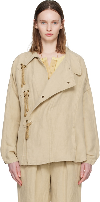 Photo: Isabel Marant Beige Sanae Jacket