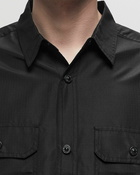 Taion Military Long Sleeve Shirts Black - Mens - Longsleeves