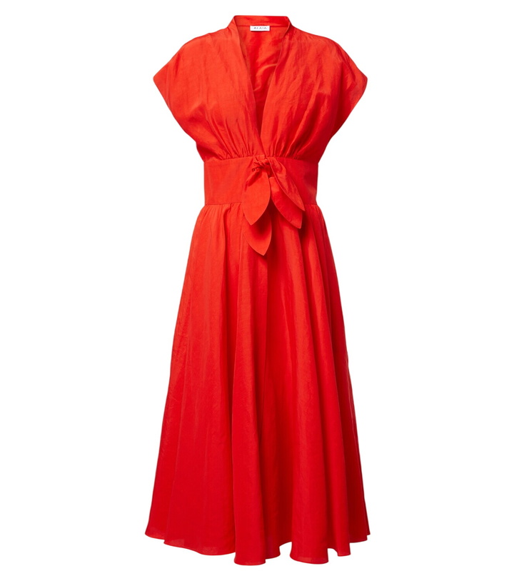 Photo: Alaïa Belted midi dress