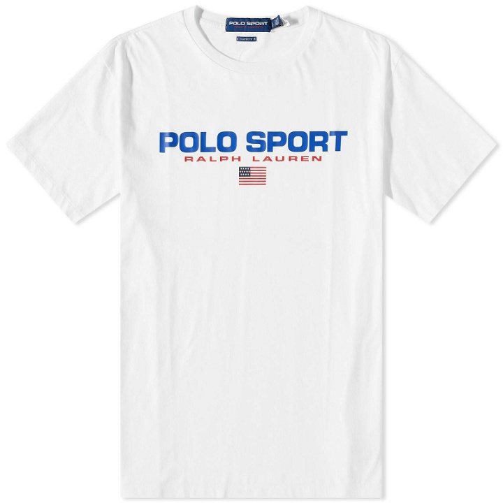 Photo: Polo Ralph Lauren Men's Polo Sport T-Shirt in White