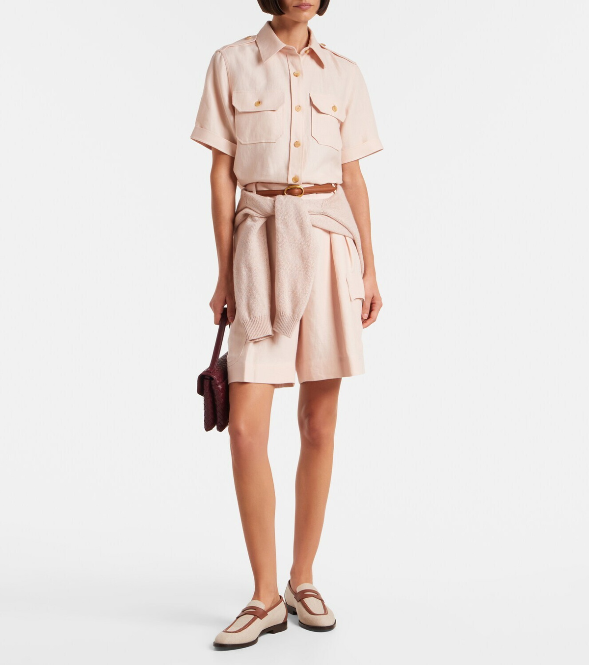 Loro Piana Annalisa linen shirt