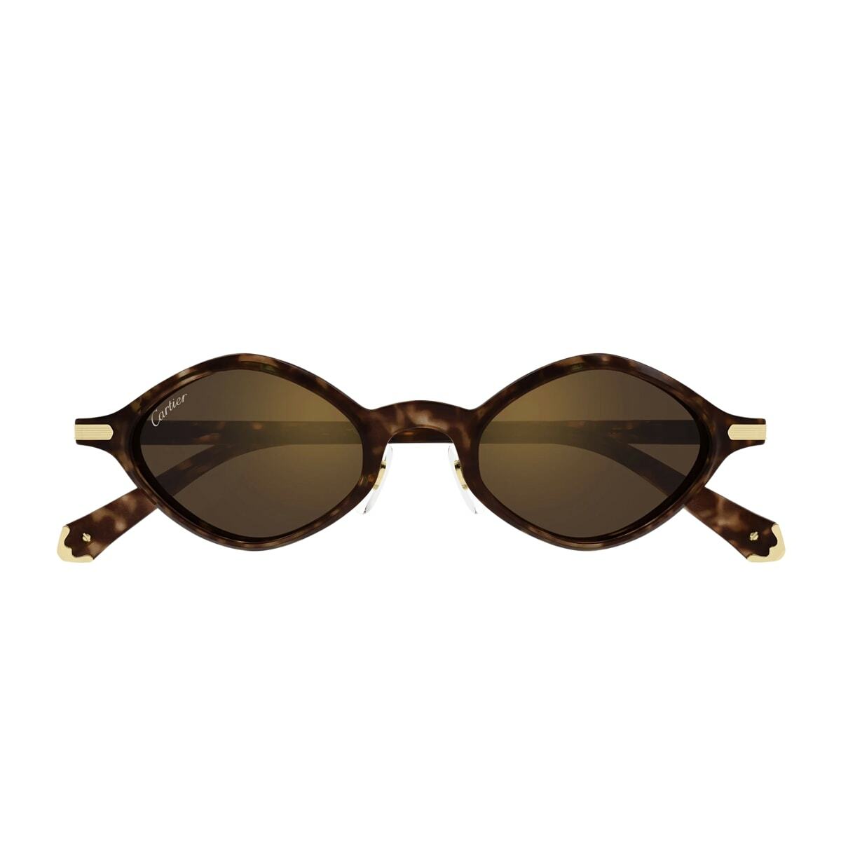 Cartier Eyewear Cartier Ct0540s Première De Cartier 002 Havana Brown Glasses
