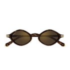 Cartier Eyewear Cartier Ct0540s Première De Cartier 002 Havana Brown Glasses