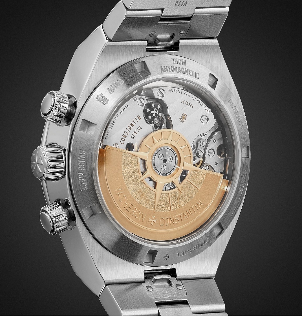 Vacheron Constantin - Overseas Automatic Chronograph 42.5mm Stainless Steel  Watch, Ref. No. 5500V/110A-B481 - Black Vacheron Constantin