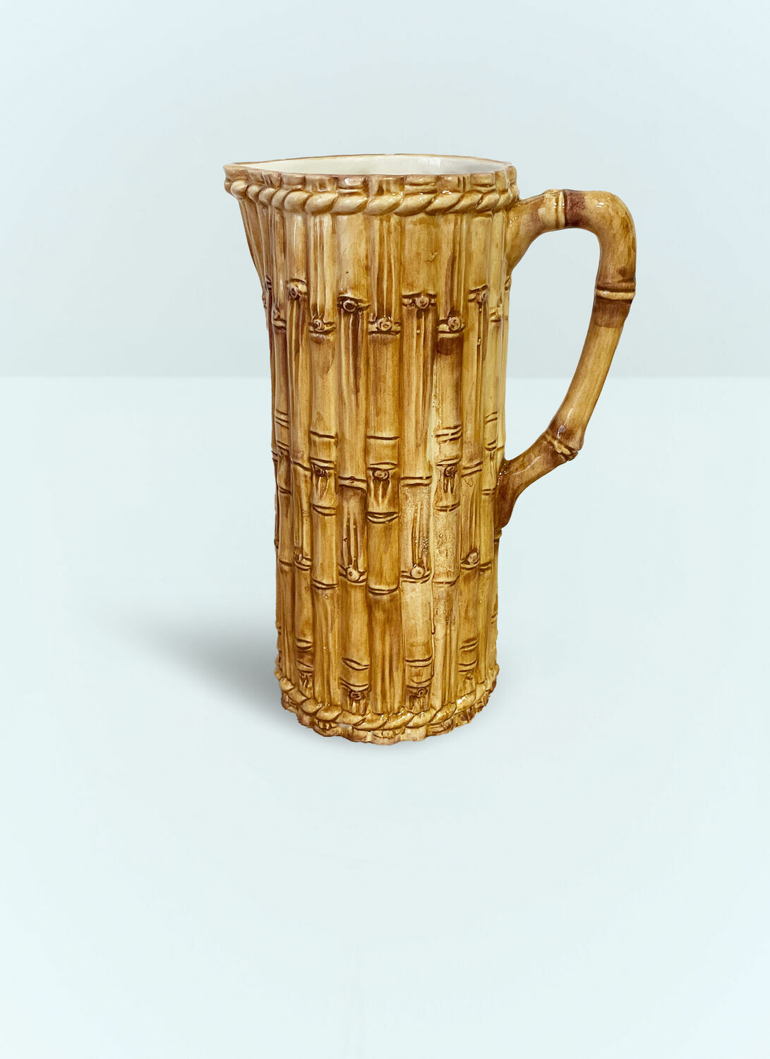 Les-Ottomans Bamboo Ceramic Jug