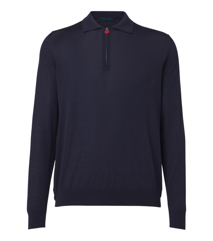 Photo: Kiton Wool polo sweater