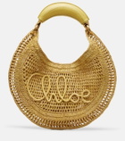 Chloé Summer Banana raffia shoulder bag