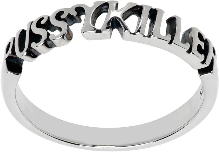 Photo: WACKO MARIA Silver 'Pussykiller' Ring