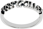 WACKO MARIA Silver 'Pussykiller' Ring