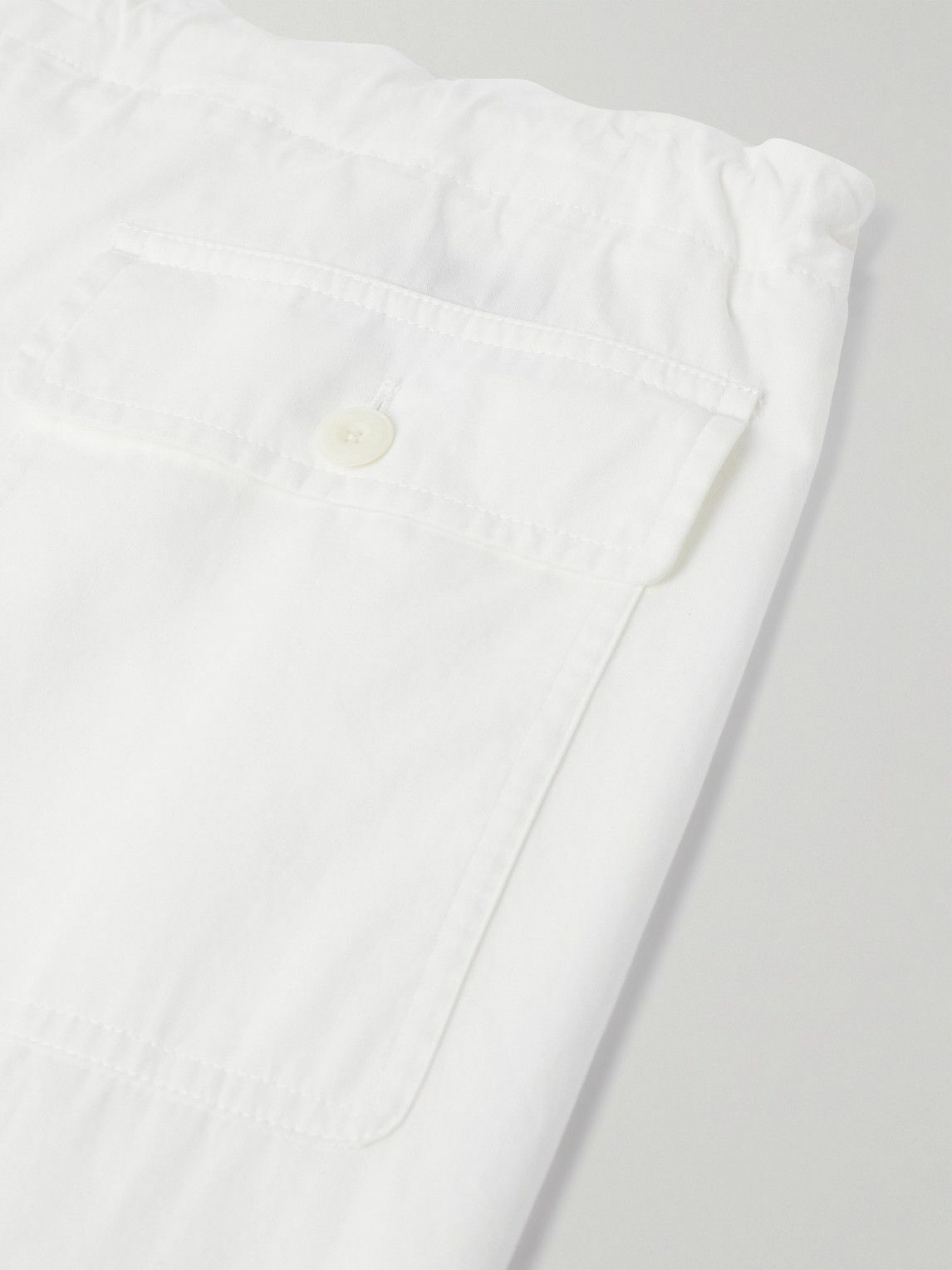 Ralph Lauren Purple label - Cotton-Poplin Trousers - White
