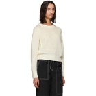 3.1 Phillip Lim White Boucle High Low Sweater