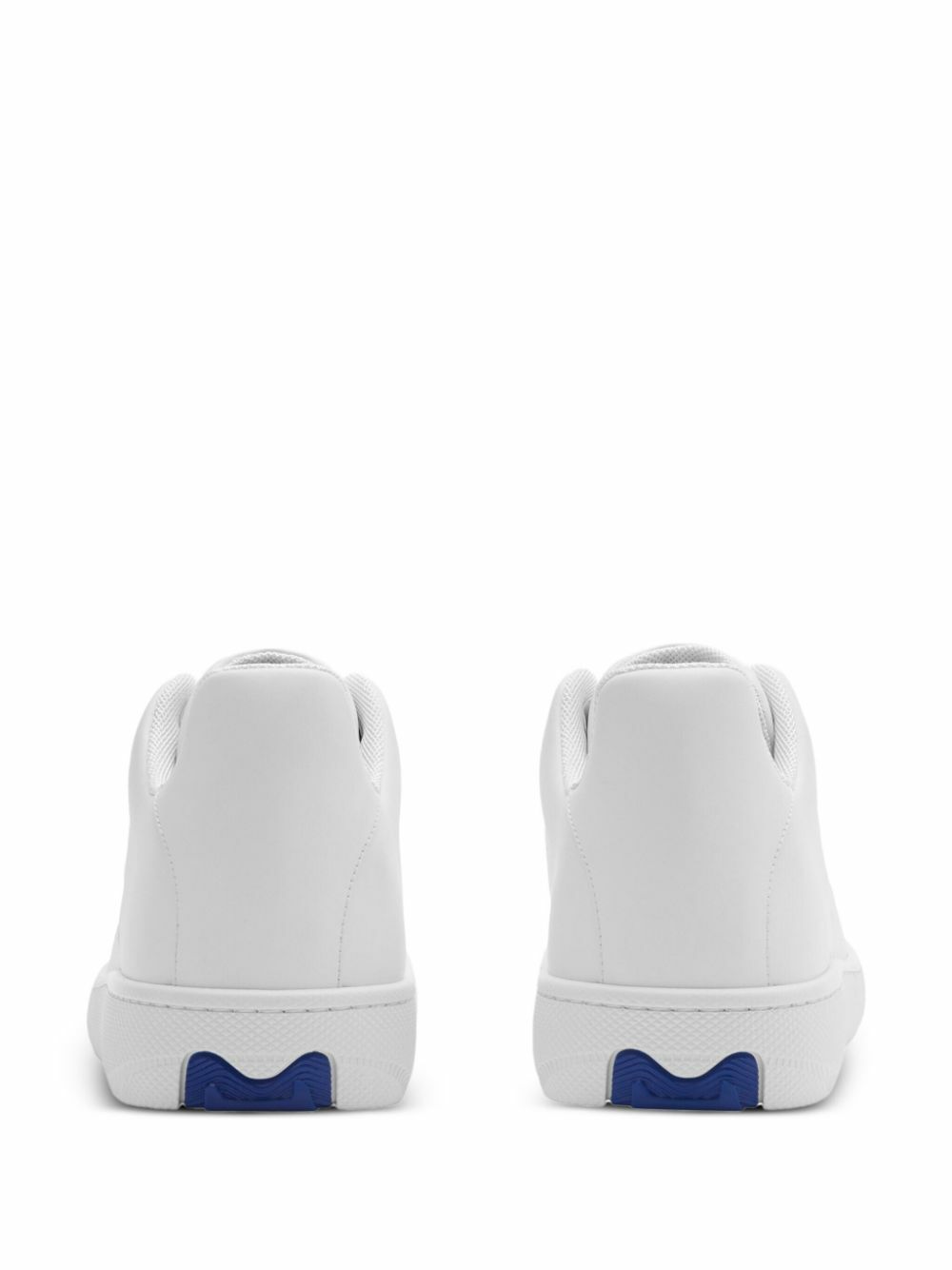 Burberry White Leather Box Low-Top Sneakers Burberry