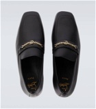 Christian Louboutin MJ Moc leather loafers