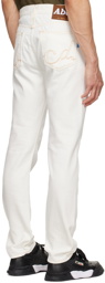 Advisory Board Crystals White Fit B Jeans