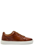 Oliver Sweeney Kendall Panelled Leather Sneakers Tan