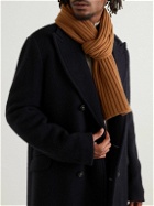 De Petrillo - Ribbed Wool and Cashmere-Blend Scarf