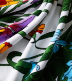 Gucci Gucci Flora cotton terry beach towel