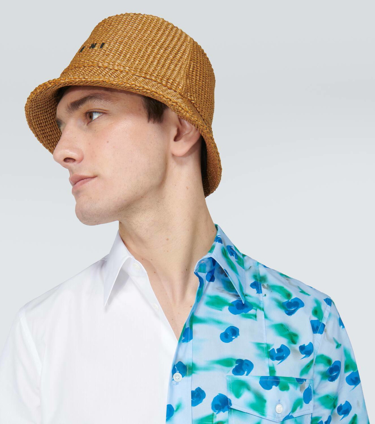 Marni Floral cotton bowling shirt
