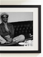 Sonic Editions - Framed 1973 Stevie Relaxing Print, 16&quot; x 20&quot;