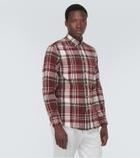 Brunello Cucinelli Madras flannel checked shirt
