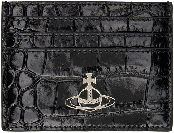 Photo: Vivienne Westwood Black Croc Card Holder