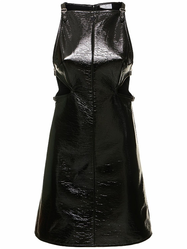 Photo: COURREGES - Slash Buckle Vinyl Mini Dress