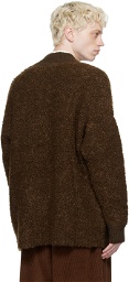 Cordera Brown Half-Zip Sweater