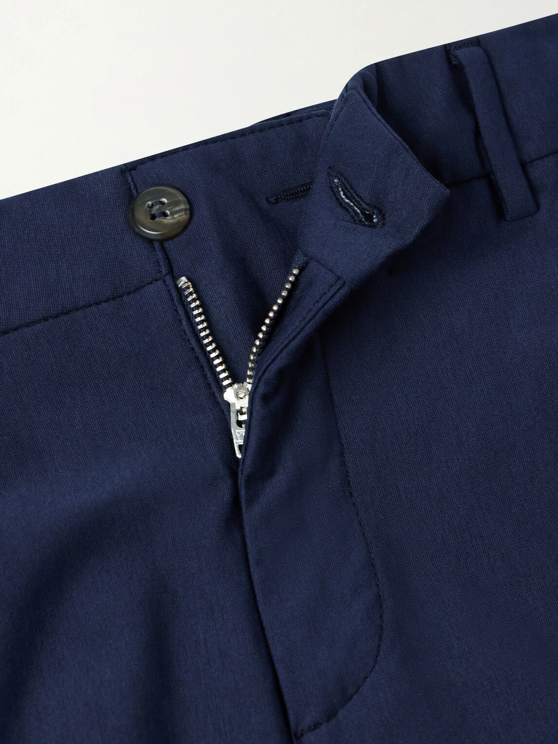 Eleventy - Straight-Leg Cotton-Blend Twill Chino - Blue