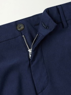 Eleventy - Straight-Leg Cotton-Blend Twill Chino - Blue