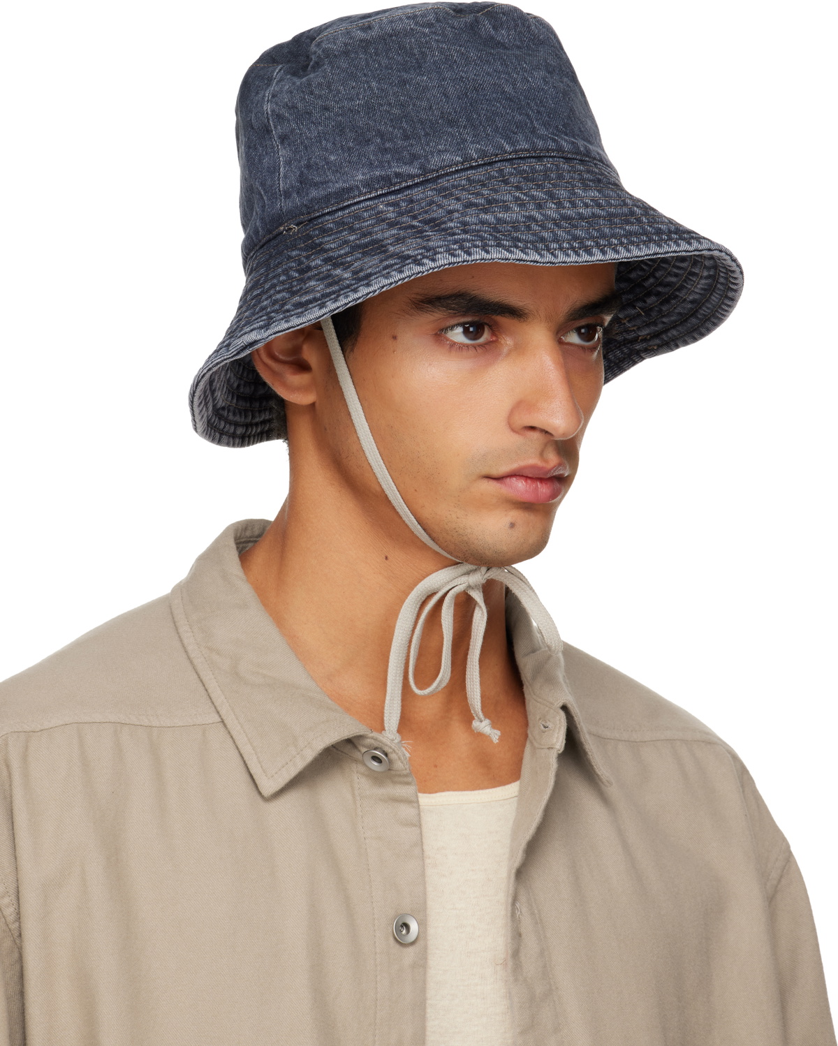 Rick Owens DRKSHDW Gray Concordians Gilligan Hat