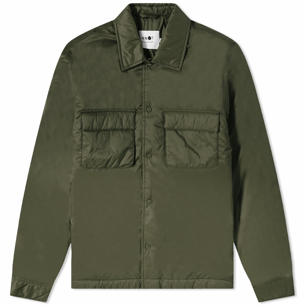 NN07 Men's Columbo Primaloft Shirt Jacket in Dark Army NN07