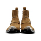 Balenciaga Brown Santiag Harness Booties