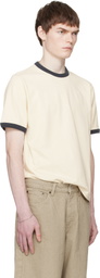 JEANERICA Off-White Ringer T-shirt