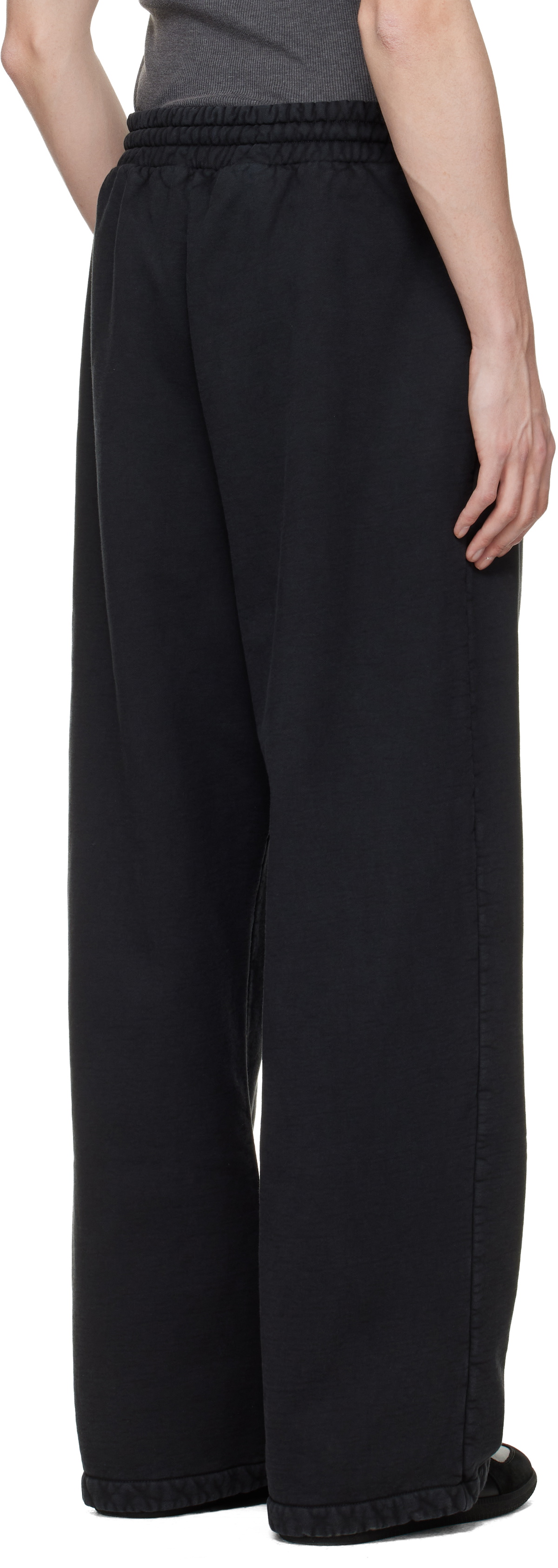 Fear of God Black Sunfaded Wide Leg Sweatpants