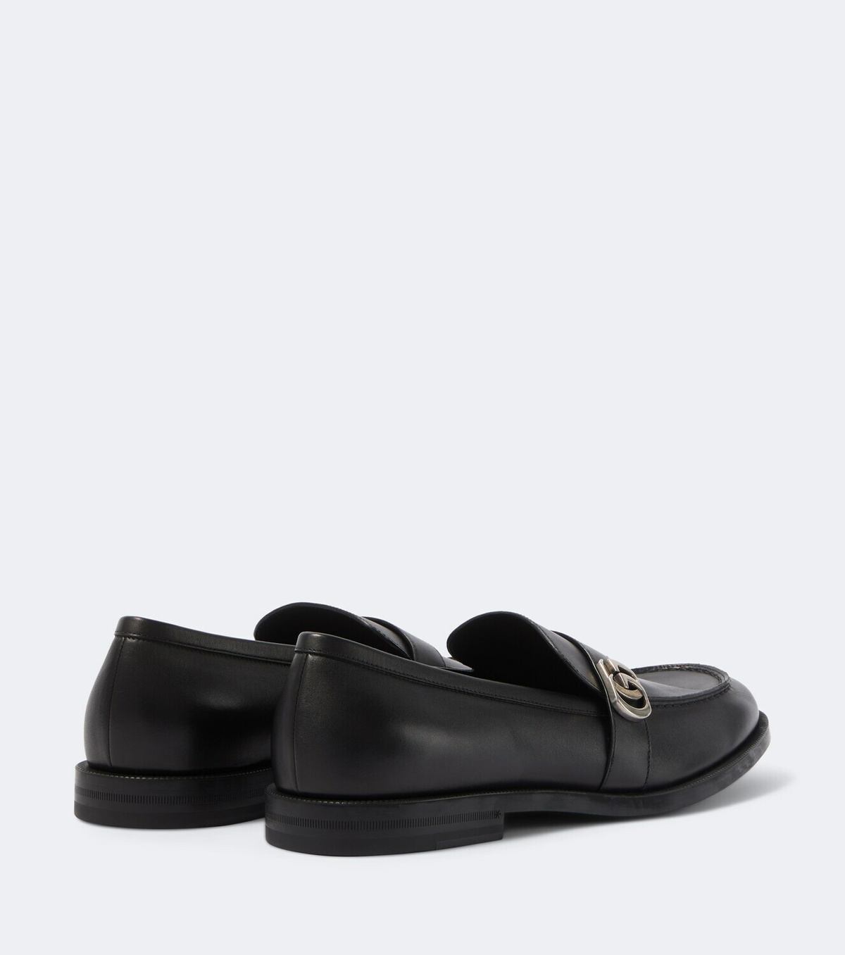Gucci Double G leather loafers