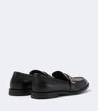 Gucci Double G leather loafers