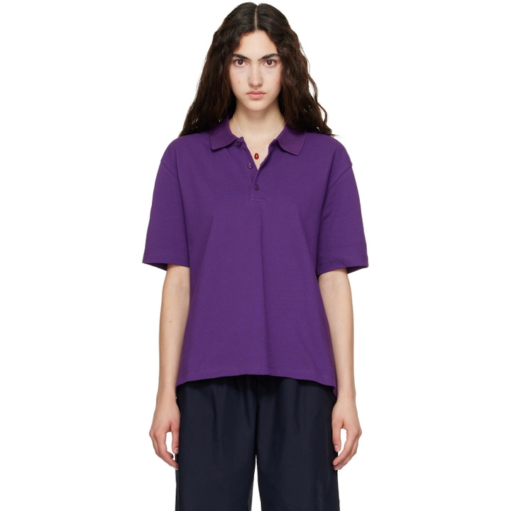 Photo: FLORE FLORE Purple Julie Polo