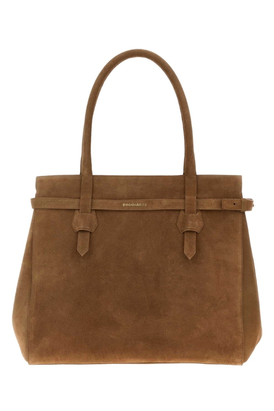 Photo: Dsquared2 Biscuit Suede Twin Handbag