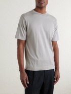 John Smedley - Lorca Slim-Fit Sea Island Cotton T-Shirt - Gray