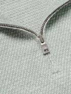 Peter Millar - Barlow Merino Wool, Linen and Cotton-Blend Half-Zip Sweater - Green